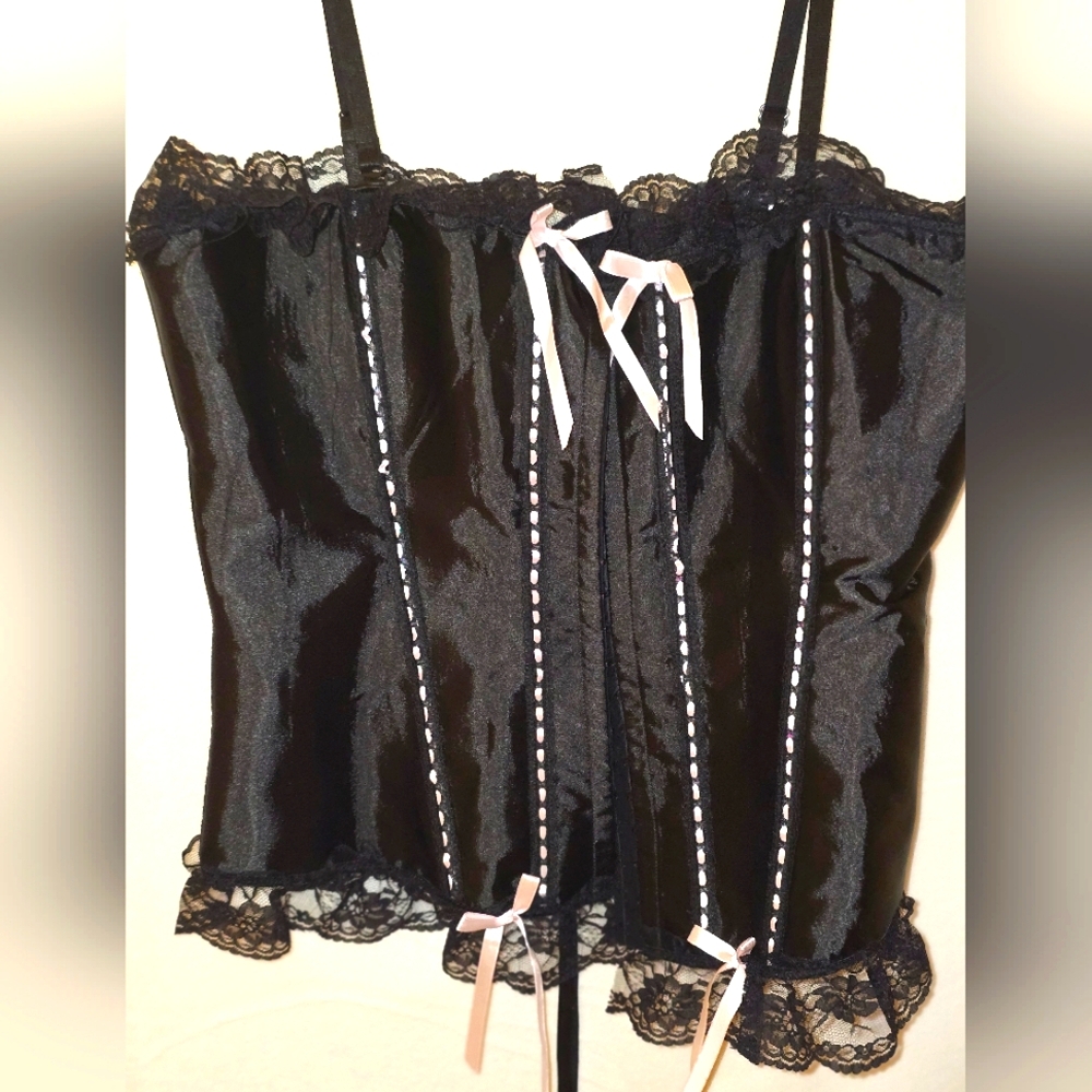 Black n Pink  Corset
